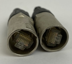 (2) Two Genuine NEUTRIK CAT 5 RJ45 EtherCON Cable End Heavy Duty Housing - $13.85
