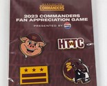 Washington Commanders 2023 4-Pin Set Fan Appreciation Game HTTC Helmet T... - £11.20 GBP