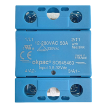 For CELDUC SO945460 3~32VDC 12-280VAC 50A Solid State Relay - $19.45