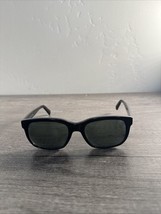 Warby Parker Sunglasses Paley 100 Black Square Full Rim FRAMES ONLY 50-1... - $19.87
