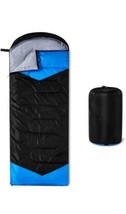 oaskys Camping Sleeping Bag - 3 Season Warm &amp; Cool Weather - Summer, Spring, for - £31.74 GBP