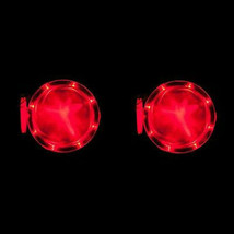 LED Cornhole Light Set  Pack of Two RED Cornhole  Bean Bag 2  Baggo Toss... - $26.71