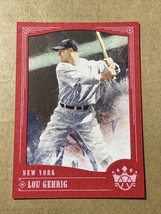2018 Panini Diamond Kings Red Frame Lou Gehrig #4 New York Yankees - £2.64 GBP