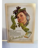 Chesterfield Cigarettes 5.5” Postcard Print Ad Advertising Paper VINTAGE... - £3.09 GBP
