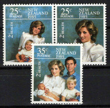 New Zealand B122a-B123 MNH Semi-Postal Princess Diana ZAYIX 0424S0234 - £2.47 GBP