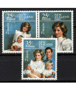 New Zealand B122a-B123 MNH Semi-Postal Princess Diana ZAYIX 0424S0234 - $3.10