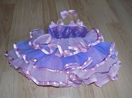 Child Size Small Weissman Lilac Purple Pink Dance Costume Tutu Dress Leotard EUC - £25.03 GBP