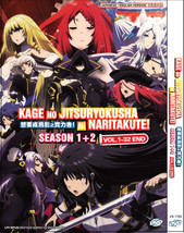 Anime DVD Kage no Jitsuryokusha ni Naritakute! Season 1+2 English Dubbed - £26.61 GBP