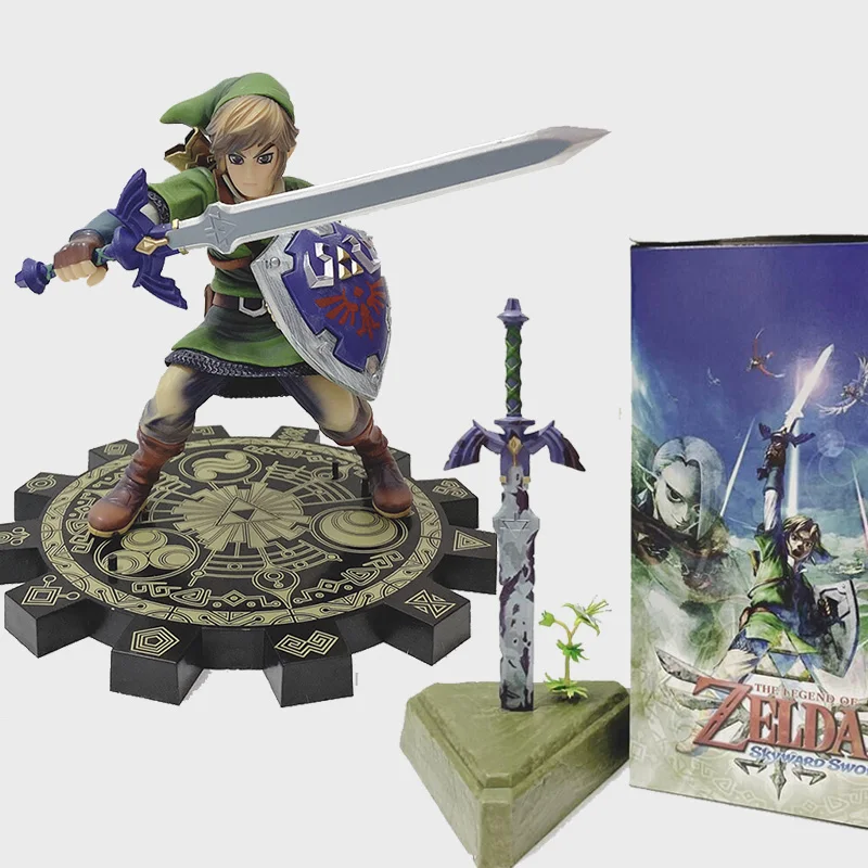 Link Bandai The Legend of Zelda Figure Breath of the Wild Master Sword Action - $34.83+