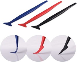 FOSHIO Vinyl Car Wrapping Flexible Micro Squeegee Curves Slot Tint Tool ... - £18.20 GBP