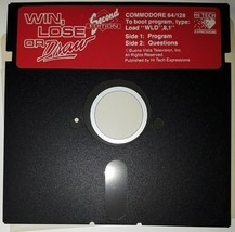Commodore 64 Win, Lose or Draw 2nd Edition by Hi Tech C64 5.25&quot; floppy disk - £7.11 GBP