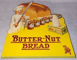 Butter Nut Bread Point of Purchase Advertising Boy with Knife and Spreads - $19.95