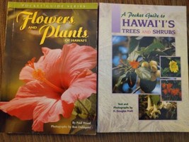 Flowers and Plants of Hawaii: Pocket Guide Series Trees and Shrubs 2 Books - $9.89