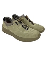 Ecco Shoes Comfort Men&#39;s US 10/10.5 EU 41 Tan Lace Up Square Toe Suede S... - £31.26 GBP