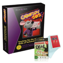 Cashflow Board Game 202 Expansion Pack Rich Dad Poor Dad Free Family Card Game - £69.03 GBP