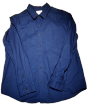 American Eagle Shirt Mens Size L Button Down Classic Fit Blue - £7.72 GBP