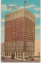 Continental Hotel Kansas City Missouri MO Postcard Unused - $2.99