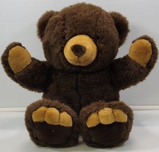 BG) Vintage JC Penney Collection Dark Brown Teddy Bear Plush Stuffed 23&quot; - £19.89 GBP