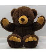 BG) Vintage JC Penney Collection Dark Brown Teddy Bear Plush Stuffed 23&quot; - £19.77 GBP