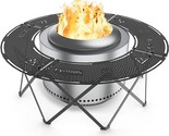 Fire Pit Surround Tabletop, Suitable For Bonfire Wood Burning Outdoor Fi... - £260.86 GBP