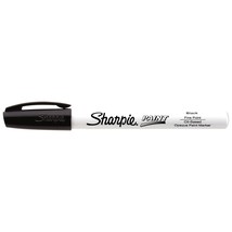 SHARPIE Oil-Based Paint Marker, Fine Point, Black, 1 Count - Great for Rock Pain - £9.58 GBP