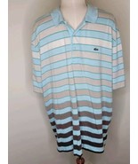Men&#39;s Lacoste golf polo Shirt green stripe XL. - £21.01 GBP