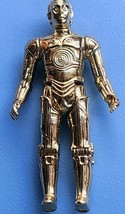 Vintage Star Wars C-3PO Droid 3.75&quot; Kenner Hong Kong 1977 Action Figure - £21.57 GBP