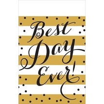 Best Day Ever Bridal Table Cover Plastic 54" x 102" Bachelorette Party New - $5.25
