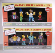 The Simpsons Diecast Metal Collectible Figures 2002 Rocket USA Series 1 &amp; 2 - £21.17 GBP