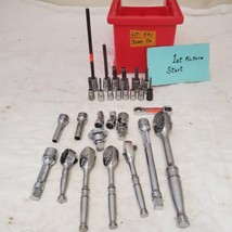 Lot of Snap-on Deep Flank Drive Socket,Drive Handle Ratchet &amp; other Tool LOT 541 - £395.60 GBP
