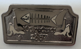 Disney Haunted Mansion Pet Cemetery Fish Bones Gravestone Pin 2009 - £8.69 GBP