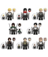 8pcs Attack on Titan The Last Attack Team Levi Mikasa Minifigures Minifi... - $27.71 CAD