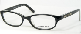 Romeo Gigli RG194 442 Black /WHITE Grey Eyeglasses Glasses Frame 50-17-130 Italy - $82.88