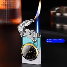 Gradient Double Fire Watch Rocker Arm Gas Lighters Windproof - £17.59 GBP+