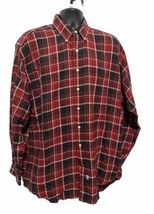 Ralph Lauren Red Check Men’s Long Sleeve Shirt Size L - £17.81 GBP