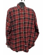 Ralph Lauren Red Check Men’s Long Sleeve Shirt Size L - £17.75 GBP