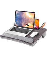 Lap Desk Laptop Bed Table: Fits up to 15.6 Inch Laptop Computer Lapdesk ... - £36.56 GBP