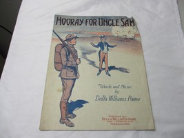 1917 WWI Sheet music Hooray for Uncle Sam Toledo Ohio World War 1 - £31.64 GBP