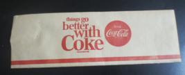 Coca-Cola things go better with COKE Paper Soda Jerk Fast Food Hat Cap 1960&#39;s - £5.93 GBP