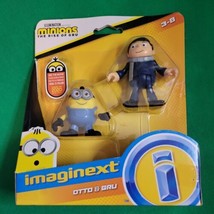 Otto and Gru 2 Figure Set Despicable Me Imaginext Minions The Rise of Gru Movie - £8.69 GBP