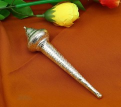 Sterling silver handmade style lord Hanuman Gada/Mace,puja articles su607 - £54.52 GBP