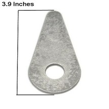 Weld On Tear Drop Tab With 1/2 Inch Hole - Pack Of Ten - $30.00