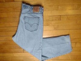 Levis Jeans Mens 42 X 32 560 Tapered Leg Fit Blue Denim - $19.99