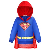 Superhero Cartoon Hoodie for Boys SUPERMAN - £17.38 GBP
