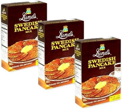 Lunds Pancake Mix, Swedish, 12 Ounce (3) - £23.95 GBP