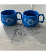 2 Vintage Southwest Airlines Blue Coffee Mugs - £19.02 GBP