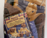 2004 Teresa Kogut Fleece Blanket Rain Down Your Love Teddy Bear New in P... - $39.59