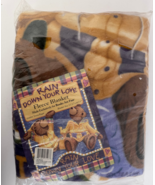 2004 Teresa Kogut Fleece Blanket Rain Down Your Love Teddy Bear New in P... - $730.19 MXN