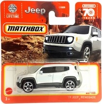 Matchbox 19 Jeep Renegade 40/100 1:64 scale - $5.89
