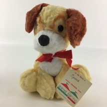 Animal Fair Original Specs Puppy Dog 9&quot; Plush Stuffed Toy Vintage 80s wi... - $197.95
